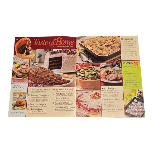 Taste of Home Magazine Turkey Day Your Way October/November 2007 78 Recipes - Picture 4 of 4